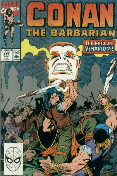 Conan the Barbarian  |  Issue#235A | Year:1990 | Series: Conan | Pub: Marvel Comics | Direct Edition