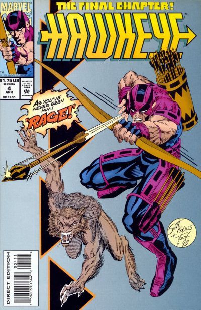 Hawkeye, Vol. 2 Rage |  Issue#4A | Year:1994 | Series: Hawkeye |