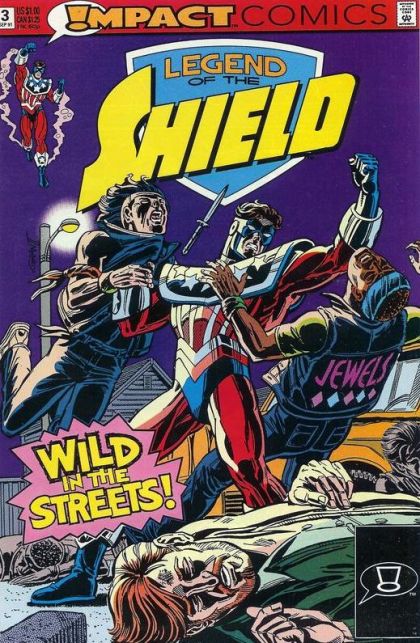 Legend of the Shield Renegade |  Issue#3A | Year:1991 | Series: Legend of the Shield | Pub: DC Comics