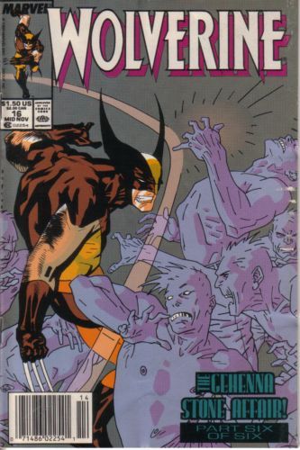 Wolverine, Vol. 2 The Gehenna Stone Affair, Part 6: Electric Warriors |  Issue#16B | Year:1989 | Series: Wolverine | Pub: Marvel Comics