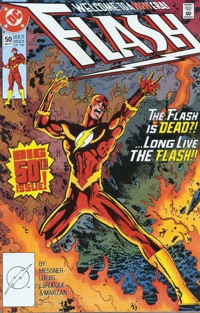 Flash, Vol. 2 The Fastest Man-- Alive! |  Issue#50A | Year:1991 | Series: Flash | Pub: DC Comics