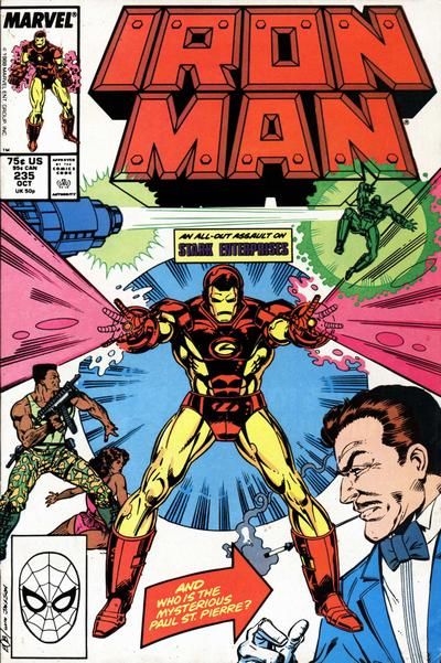 Iron Man, Vol. 1 Epitaph In Grey |  Issue#235A | Year:1988 | Series: Iron Man |