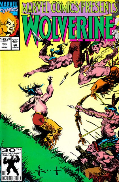 Marvel Comics Presents, Vol. 1 Wild Frontier, Part 4: Danger In the Hills |  Issue#96A | Year:1992 | Series:  | Pub: Marvel Comics