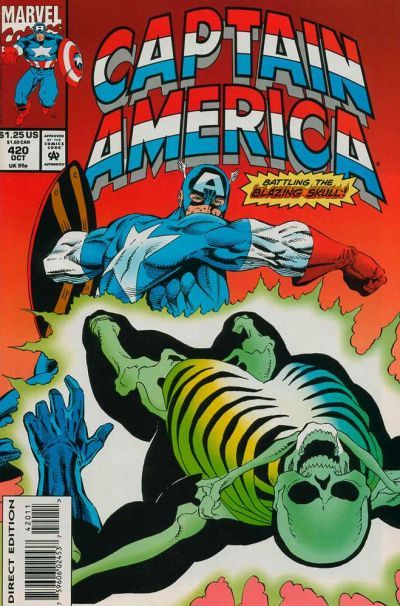 Captain America, Vol. 1 Skull Sessions |  Issue#420A | Year:1993 | Series: Captain America | Pub: Marvel Comics |