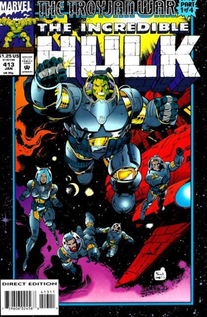 The Incredible Hulk, Vol. 1 The Troyjan War, Part 1: Illegal Aliens |  Issue#413A | Year:1993 | Series: Hulk | Pub: Marvel Comics |