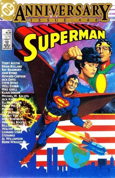 Superman, Vol. 1 The Exile at the Edge of Eternity / The Legend of Earth Prime |  Issue#400A | Year:1984 | Series: Superman | Pub: DC Comics | Direct Edition
