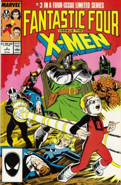 Fantastic Four Versus the X-Men By The Soul's Darkest Light |  Issue#3A | Year:1986 | Series: Fantastic Four | Pub: Marvel Comics | Direct Edition