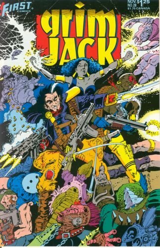 Grimjack Across the Chasm |  Issue#28 | Year:1986 | Series: Grimjack | Pub: First Comics |