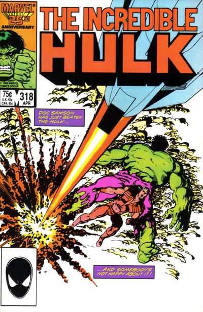 The Incredible Hulk, Vol. 1 Baptism of Fire |  Issue#318A | Year:1986 | Series: Hulk |