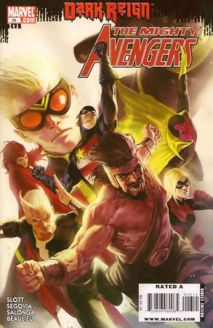 Mighty Avengers, Vol. 1 Dark Reign - Mighty/Fantastic, Part Two: You Can't Get There From Here |  Issue#26A | Year:2009 | Series: Avengers | Pub: Marvel Comics