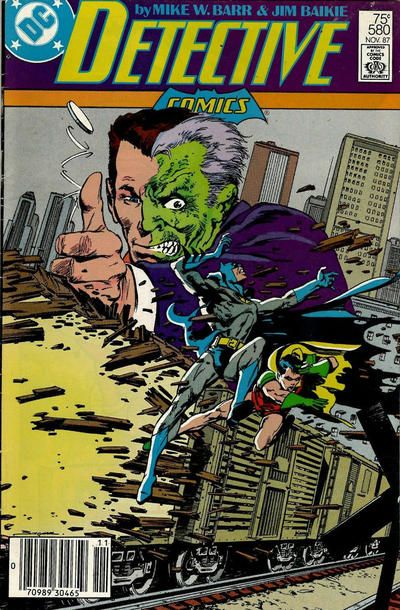 Detective Comics, Vol. 1 Double Image |  Issue#580B | Year:1987 | Series: Detective Comics | Pub: DC Comics |