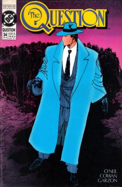 The Question, Vol. 1 "...Were It Not That I Have Bade Dreams..." |  Issue#34 | Year:1990 | Series: The Question | Pub: DC Comics