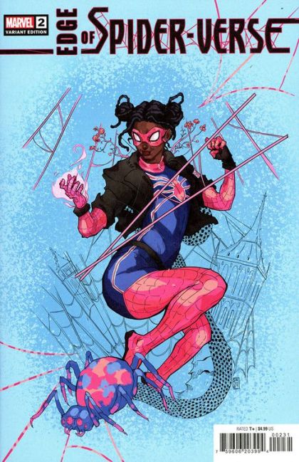 Edge of Spider-Verse, Vol. 2 Gig of Nightmares / The Spider and the Dragon / A Single Thread / Mini Marvels |  Issue#2C | Year:2022 | Series:  | Pub: Marvel Comics | Ernanda Souza Variant