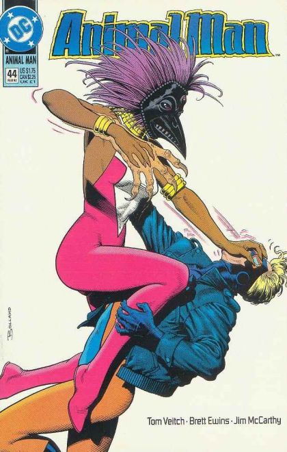 Animal Man, Vol. 1 Who Is That Masked Woman? |  Issue#44 | Year:1991 | Series:  | Pub: DC Comics |