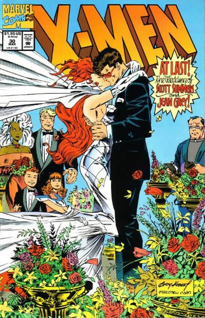 X-Men, Vol. 1 The Ties That Bind: The Wedding of Jean Grey and Scott Summers |  Issue#30A | Year:1994 | Series: X-Men | Pub: Marvel Comics | Direct Edition