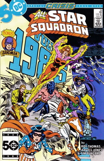 All-Star Squadron Crisis On Infinite Earths - Crisis at Canaveral / Shanghaied Into Hyperspace - Interlude Two |  Issue#55A | Year:1985 | Series:  |