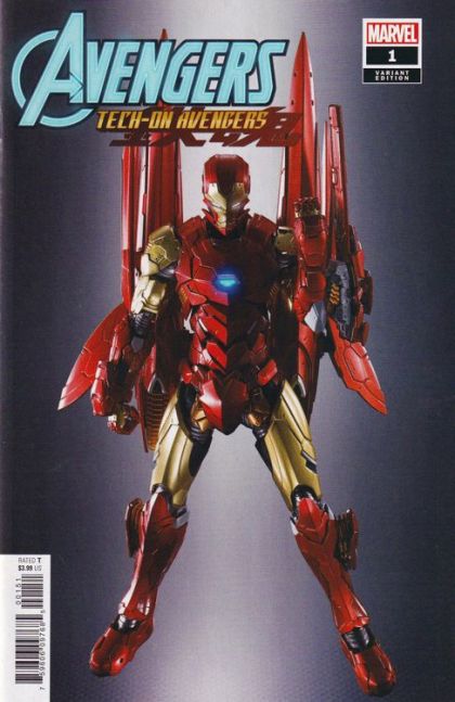 Avengers: Tech-On  |  Issue#1E | Year:2021 | Series:  | Pub: Marvel Comics | S.H.Figuarts Tech-On Iron Man Action Figure Variant Cover