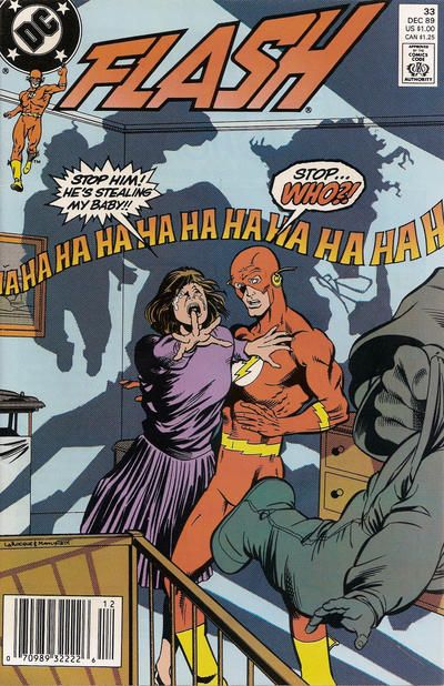 Flash, Vol. 2 Joker's Holiday |  Issue#33B | Year:1989 | Series: Flash | Pub: DC Comics
