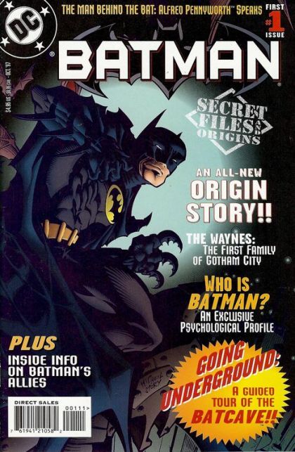 Batman Secret Files and Origins Gazing Back: The Secret Origin Of The Batman / Guided Tour: The Batcave! |  Issue#1A | Year:1997 | Series:  | Pub: DC Comics |