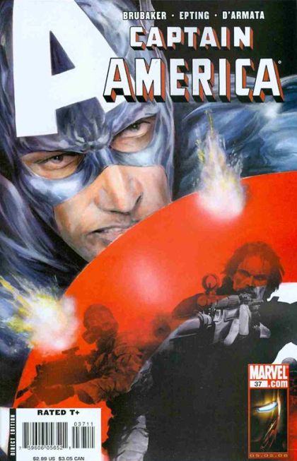 Captain America, Vol. 5 The Man Who Bought America, Part One |  Issue#37A | Year:2008 | Series: Captain America |  Butch Guice Regular