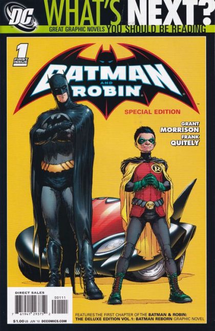 Batman and Robin, Vol. 1 Batman: Reborn - Part One: Domino Effect |  Issue#1G | Year:2010 | Series: Batman | Pub: DC Comics