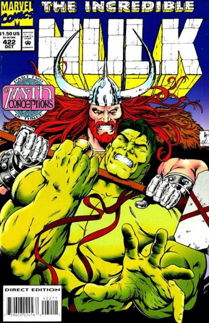 The Incredible Hulk, Vol. 1 Myth Conceptions, Part Two: Flight |  Issue#422A | Year:1994 | Series: Hulk | Pub: Marvel Comics |
