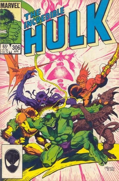The Incredible Hulk, Vol. 1 Call Me Ishmael, Call Me... Hulk! |  Issue#306A | Year:1985 | Series: Hulk |