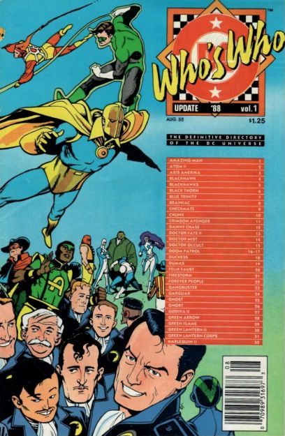 Who's Who: Update '88 Amazing Man to Harlequin II |  Issue#1B | Year:1988 | Series:  | Pub: DC Comics