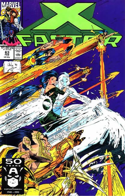 X-Factor, Vol. 1 Family |  Issue#63A | Year:1991 | Series: X-Factor | Pub: Marvel Comics