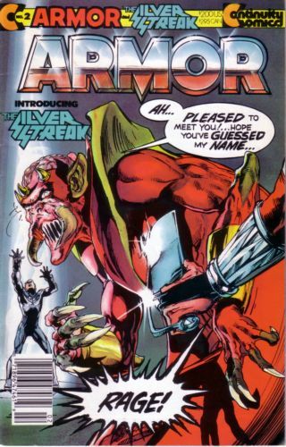 Armor, Vol. 1 (1985-1992) One Must Die! |  Issue#2B | Year:1985 | Series:  | Pub: Continuity Comics