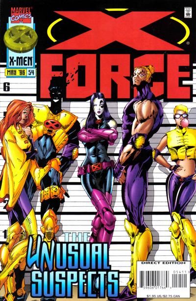 X-Force, Vol. 1 Q & A |  Issue#54A | Year:1996 | Series: X-Force | Pub: Marvel Comics