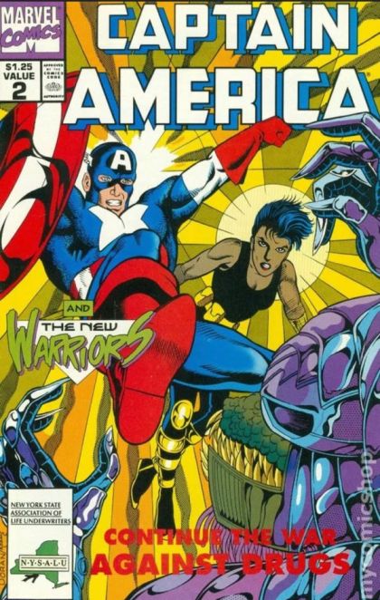 Captain America: Goes to war against Drugs  |  Issue#2B | Year:1993 | Series:  |