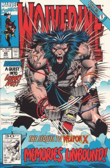 Wolverine, Vol. 2 Dreams Of Gore, Phase One |  Issue#48A | Year:1991 | Series: Wolverine | Pub: Marvel Comics