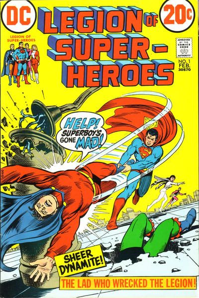 Legion of Super-Heroes, Vol. 1 The Lad Who Wrecked the Legion!; The Riddle of the Space Rainbow |  Issue#1 | Year:1972 | Series: Legion of Super-Heroes | Pub: DC Comics |