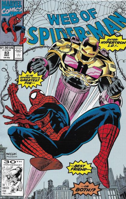 Web of Spider-Man, Vol. 1 Entrepeneurs |  Issue#83A | Year:1991 | Series: Spider-Man | Pub: Marvel Comics | Direct Edition