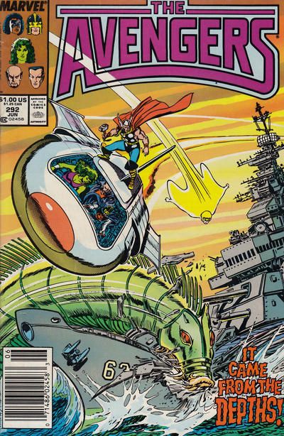 The Avengers, Vol. 1 The Dragon in the Sea! |  Issue#292B | Year:1988 | Series: Avengers | Pub: Marvel Comics |