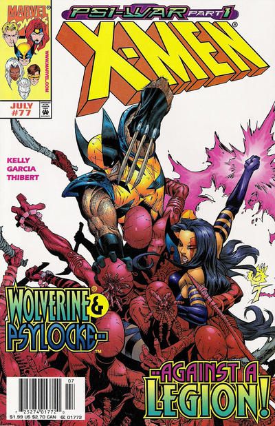 X-Men, Vol. 1 Psi-War, Part 1: Stormfront |  Issue#77B | Year:1998 | Series: X-Men | Pub: Marvel Comics |