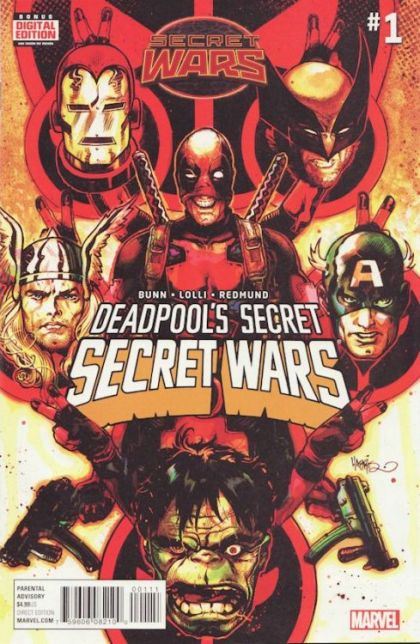 Deadpool's Secret Secret Wars Secret Wars - Wrong Secret Wars / Bonus Round |  Issue#1A | Year:2015 | Series:  | Pub: Marvel Comics