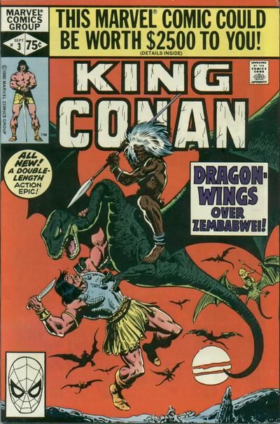 King Conan / Conan the King Red Moon Of Zembabwei |  Issue#3A | Year:1980 | Series: Conan | Pub: Marvel Comics