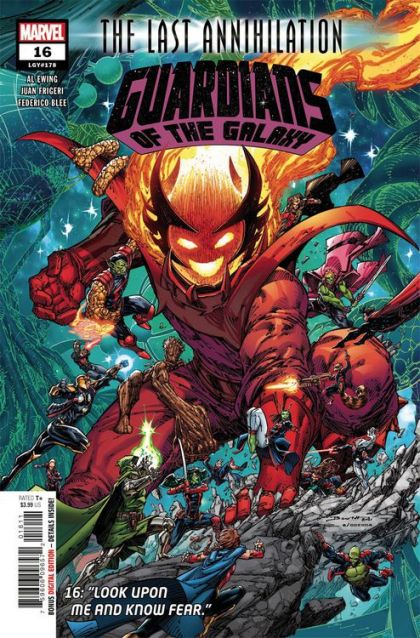 Guardians of the Galaxy, Vol. 6 Look Upon Me And Know Fear |  Issue#16A | Year:2021 | Series: Guardians of the Galaxy |  Regular Brett Booth Cover