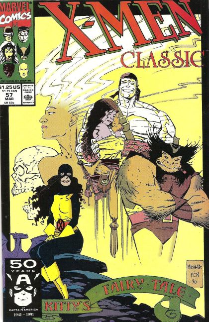 X-Men Classic Kitty's Fairy Tale |  Issue#57A | Year:1991 | Series: X-Men | Pub: Marvel Comics | Direct Edition
