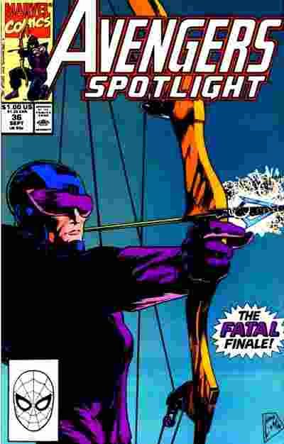 Avengers: Spotlight, Vol. 1 Bitter Pill |  Issue#36A | Year:1990 | Series: Avengers |