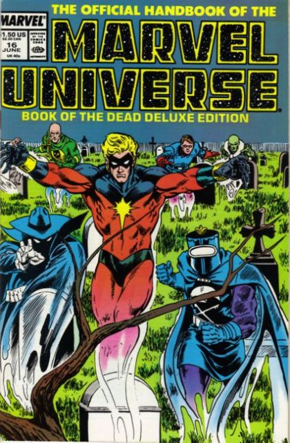 Official Handbook of the Marvel Universe: Deluxe Edition (Vol. 2) Book of the Dead- Air-Walker to Death-Stalker |  Issue#16A | Year:1987 | Series: Official Handbook of the Marvel Universe | Pub: Marvel Comics