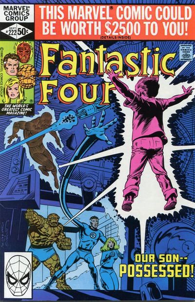 Fantastic Four, Vol. 1 The Posession of Franklin Richards |  Issue#222A | Year:1980 | Series: Fantastic Four | Pub: Marvel Comics