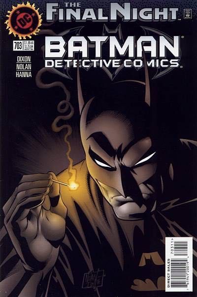 Detective Comics, Vol. 1 Final Night - Howling In The Dark |  Issue#703A | Year:1996 | Series: Detective Comics | Pub: DC Comics |