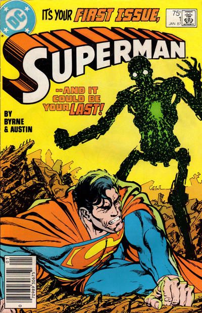 Superman, Vol. 2 Heart of Stone |  Issue#1B | Year:1986 | Series: Superman | Pub: DC Comics | Newsstand Edition