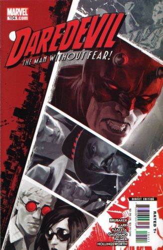 Daredevil, Vol. 2 Without Fear, Part Five |  Issue#104A | Year:2008 | Series: Daredevil | Pub: Marvel Comics | Direct Edition