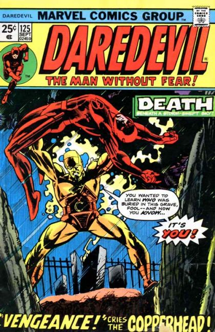 Daredevil, Vol. 1 Vengeance is the Copperhead! |  Issue#125A | Year:1975 | Series: Daredevil | Pub: Marvel Comics