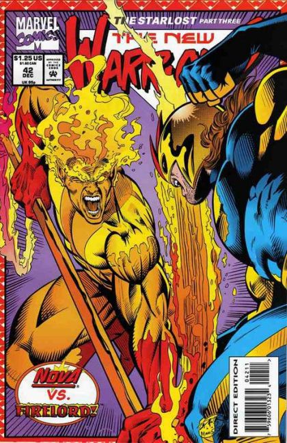The New Warriors, Vol. 1 The Starlost, Part Three: Power Full |  Issue#42A | Year:1993 | Series: New Warriors |  Direct Edition