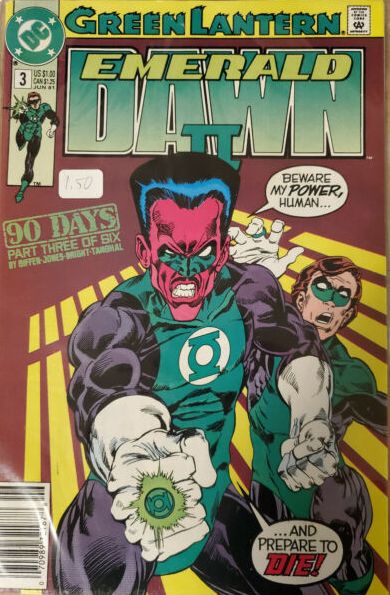 Green Lantern: Emerald Dawn II 90 Days, Power Play |  Issue#3B | Year:1991 | Series: Green Lantern | Pub: DC Comics